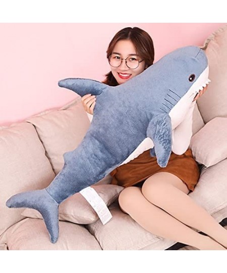 39 inch Large Shark Stuffed Animal Toy Plush Shark Toys Stuffed Animal Sharks Soft Shark Cushion Pillow Shark Plush Pillow St...