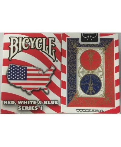 Bicycle Red White and Blue Series 1 Map USA Design Playing Cards $18.86 - Card Games