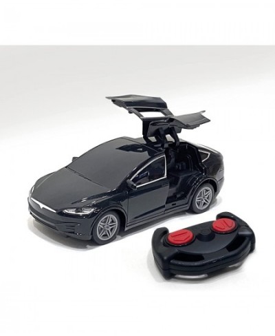 Dynamic Remote Control Car 1:24 Scale RC Vehicle Great Gift for Children Remote Control Car Model with Falcon Door in Black C...