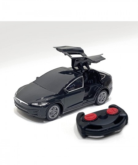 Dynamic Remote Control Car 1:24 Scale RC Vehicle Great Gift for Children Remote Control Car Model with Falcon Door in Black C...