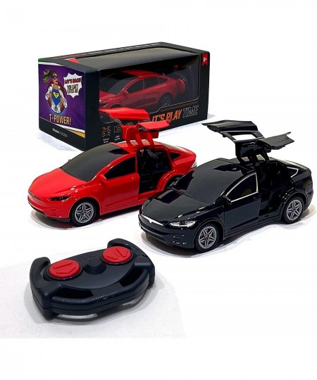 Dynamic Remote Control Car 1:24 Scale RC Vehicle Great Gift for Children Remote Control Car Model with Falcon Door in Black C...