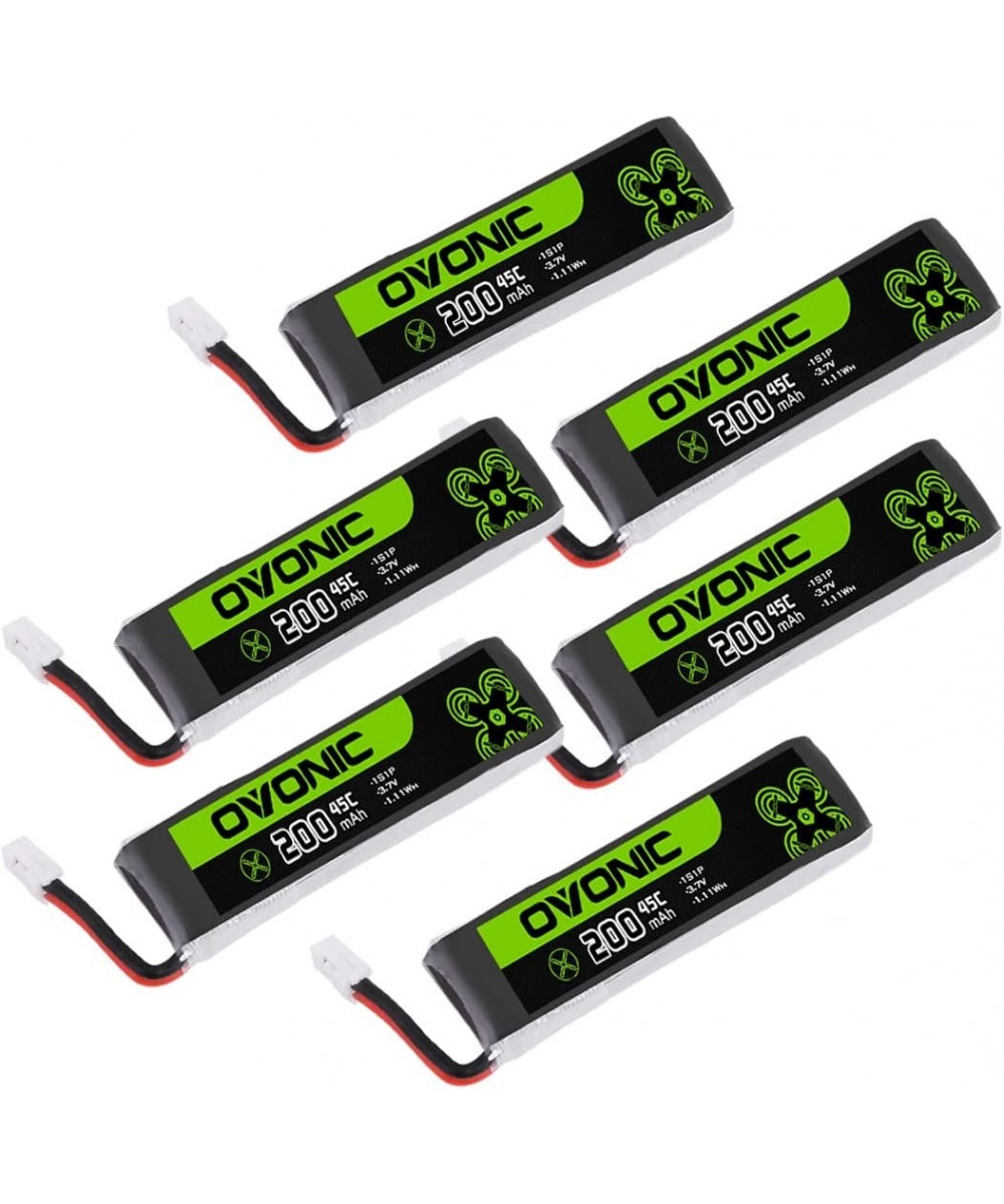 1s Lipo Battery 45C 200mAh 3.7V Lipo Battery with PH2.0 Connector for RC FPV Racing Drone Quadcopter(6 Packs) $34.38 - Hobby ...