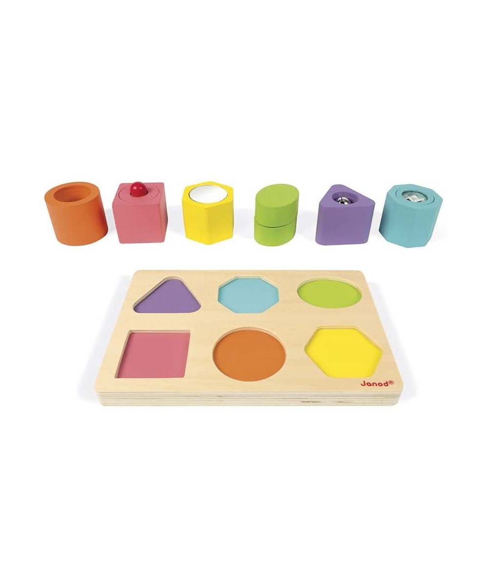 I Wood – Shapes and Sounds 6 Block Puzzle – Ages 12 Months+ - J05332 $45.92 - Early Development & Activity Toys