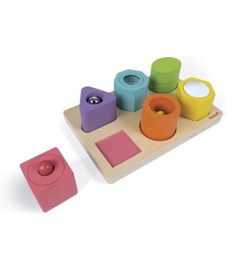 I Wood – Shapes and Sounds 6 Block Puzzle – Ages 12 Months+ - J05332 $45.92 - Early Development & Activity Toys