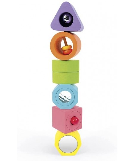 I Wood – Shapes and Sounds 6 Block Puzzle – Ages 12 Months+ - J05332 $45.92 - Early Development & Activity Toys