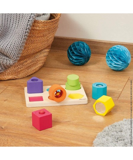 I Wood – Shapes and Sounds 6 Block Puzzle – Ages 12 Months+ - J05332 $45.92 - Early Development & Activity Toys