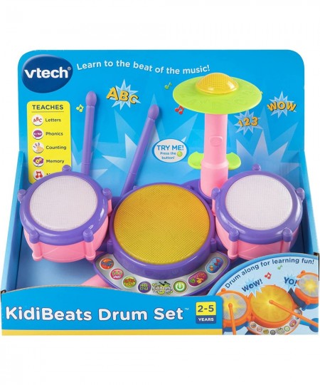 KidiBeats Drum Set Pink $39.07 - Kids' Musical Instruments