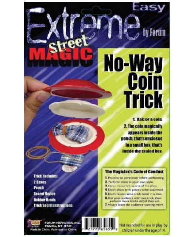 Extreme Street Magic - No way Coin Trick $15.05 - Magic Kits & Accessories