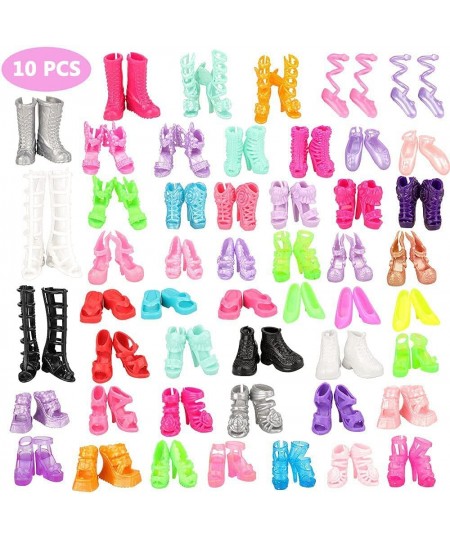 Funlight 30 PCS Girl Doll Clothes and Accessories 2 Party Wedding Dress 6 Fashion Dress 2 Outfits 3 Swimsuit Bikini 7 Mini Dr...