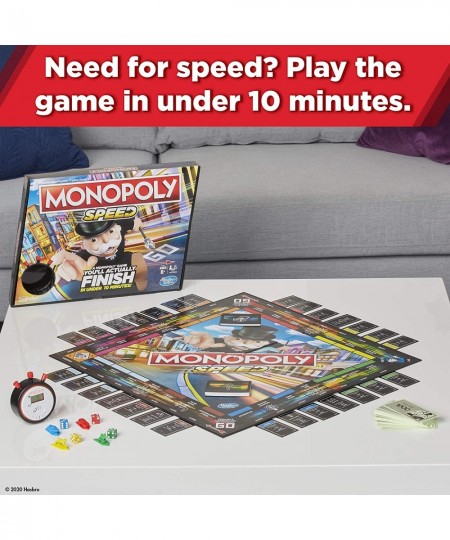 Speed Board Game Play in Under 10 Minutes Fast-Playing Board Game for Ages 8 and Up Game for 2-4 Players $34.86 - Board Games