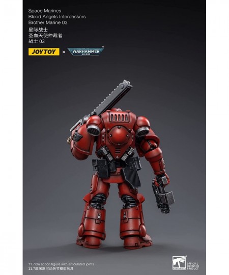 HUAXI DARK SOURCE(HAINAN) TECH JoyToy Warhammer 40K: Blood Angels Intercessors Brother Marine 03 1:18 Scale Action Figure Mul...