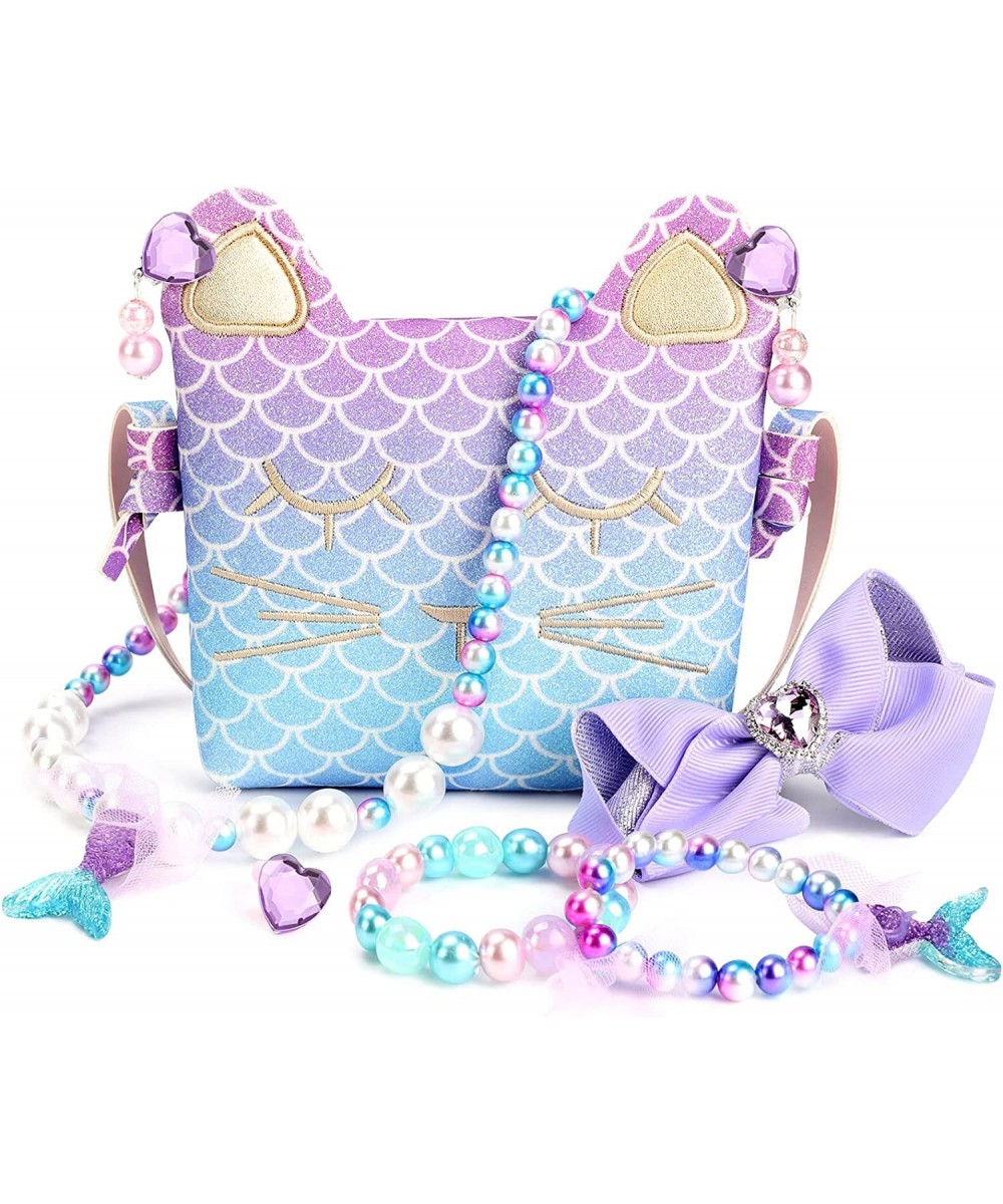 Purse for Little Girls Dress Up Jewelry Pretend Play Kids Accessories Mermaid Gifts $25.23 - Dress-Up Toy Purses