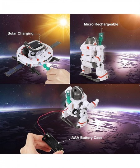 STEM Toys 6-in-1 Solar Robot Kit Learning Science Building Toys Educational Science Kits Powered by Solar Robot for Kids 8 9 ...