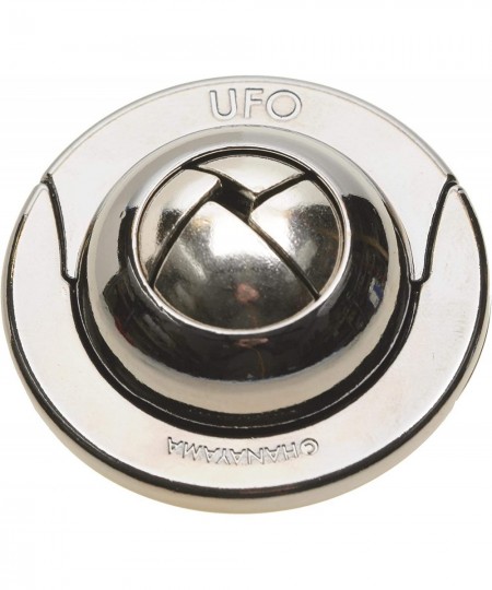 UFO Hanayama Brain Teaser Puzzle New 2019 Release Level 4 Difficulty Rating RED Velveteen Drawstring Pouch Bundled $31.56 - B...