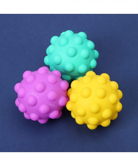 Pop Ball Fidget Toy Pop Stress Balls 3D Stress Relief Ball Portable Push Pop Ball Silicone Bubble Stress Reliever for Childre...