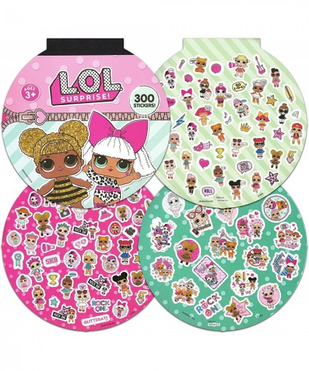 Stickers for Girls Birthday Party Favors - Bundle with Over 300 LOL Dolls Stickers (LOL Party Supplies) $16.75 - Kids' Stickers