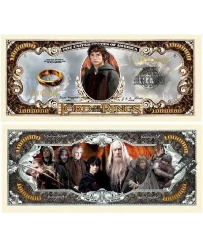 Lord of The Rings Million Dollar Bills - Pack of 5 - Best Gift for Fans of This Classic Movie Series $16.16 - Gags & Practica...