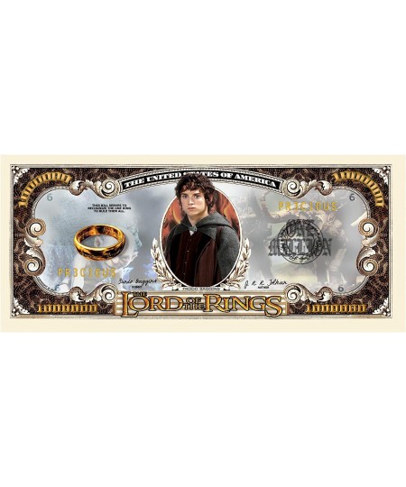 Lord of The Rings Million Dollar Bills - Pack of 5 - Best Gift for Fans of This Classic Movie Series $16.16 - Gags & Practica...