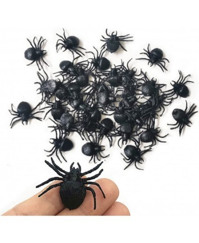 Realistic Plastic Spider Toys Fake Spider Prank Prop Joke Spiders and Spider Rings for Halloween Party Decorations Gift Party...