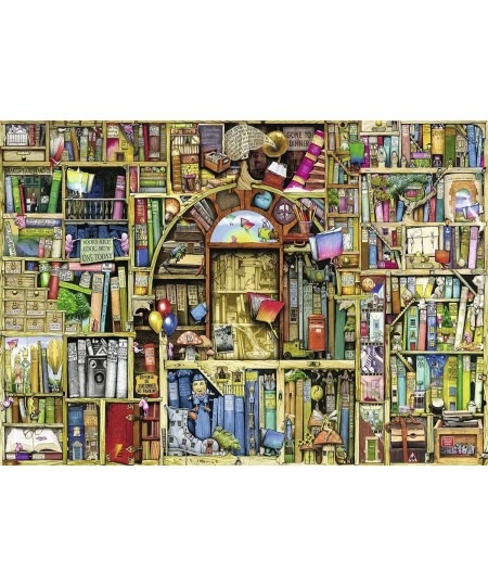 Bizarre Bookshop 2 1000 Piece Jigsaw Puzzle for Adults – Every piece is unique Softclick technology Means Pieces Fit Together...