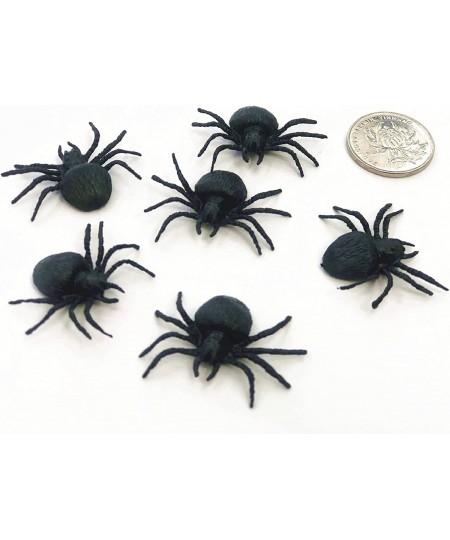 Realistic Plastic Spider Toys Fake Spider Prank Prop Joke Spiders and Spider Rings for Halloween Party Decorations Gift Party...