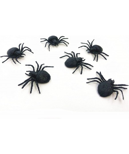 Realistic Plastic Spider Toys Fake Spider Prank Prop Joke Spiders and Spider Rings for Halloween Party Decorations Gift Party...