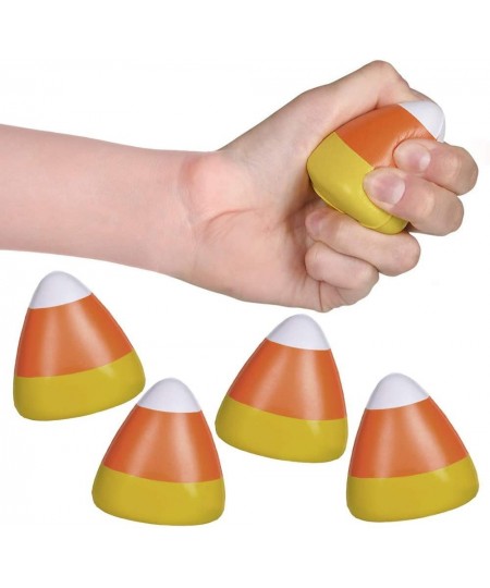 Mini Candy Corn Stress Relief Toys Set of 12 Slow Rising Squeezy Toys for Kids Halloween Party Favors and Non-Candy Trick or ...