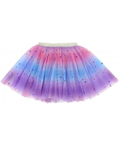 Zando Toddler Girls Sparkle Layered Tutu Skirt Ballet Dance Dress Sequin Tulle Skirt for Kids Halloween Brithday Outfit $15.9...