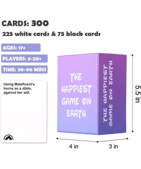 The Happiest Game ON Earth Card Games for Adults and Family Party Games for Game Night $17.44 - Card Games