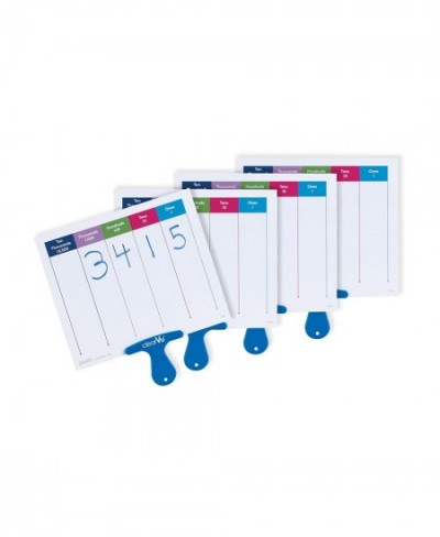 Place Value Answer Board Dry Erase Board Sets Dry Erase Paddles Math Classroom Supplies Base 10 Math Manipulatives for Elemen...