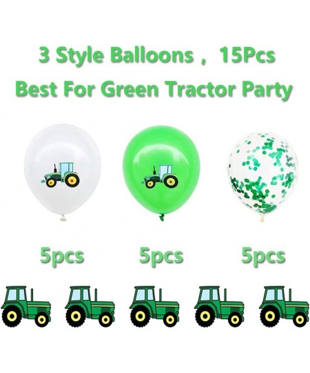 15Pcs Green Tractor Birthday Balloons for Tractor Farm Theme Baby Shower and Birthday Decorations (12 Inches) $18.76 - Kids' ...