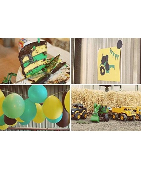 15Pcs Green Tractor Birthday Balloons for Tractor Farm Theme Baby Shower and Birthday Decorations (12 Inches) $18.76 - Kids' ...