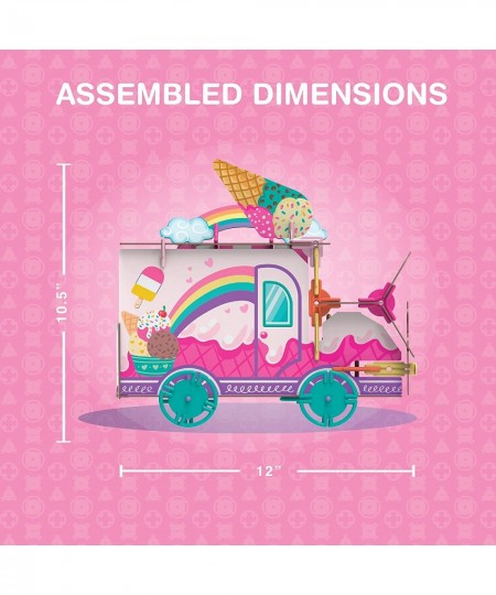 Unicorn Ice Cream Truck | Build-Your-Own Magical Animals Play Set Kids 3D Puzzle Toy - STEM Girl Toys Ages 6-7 and Up $42.99 ...