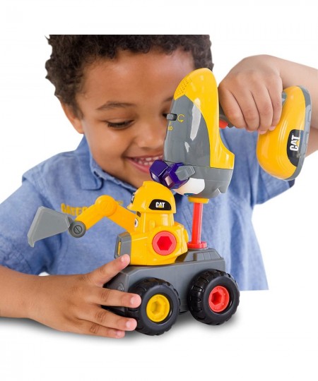 Construction Jr. Crew Fix-It Fleet Toy Excavator Yellow $26.63 - Kids' Play Construction Vehicles