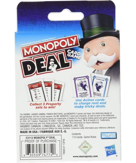 Monopoly Deal Card Game $15.80 - Card Games