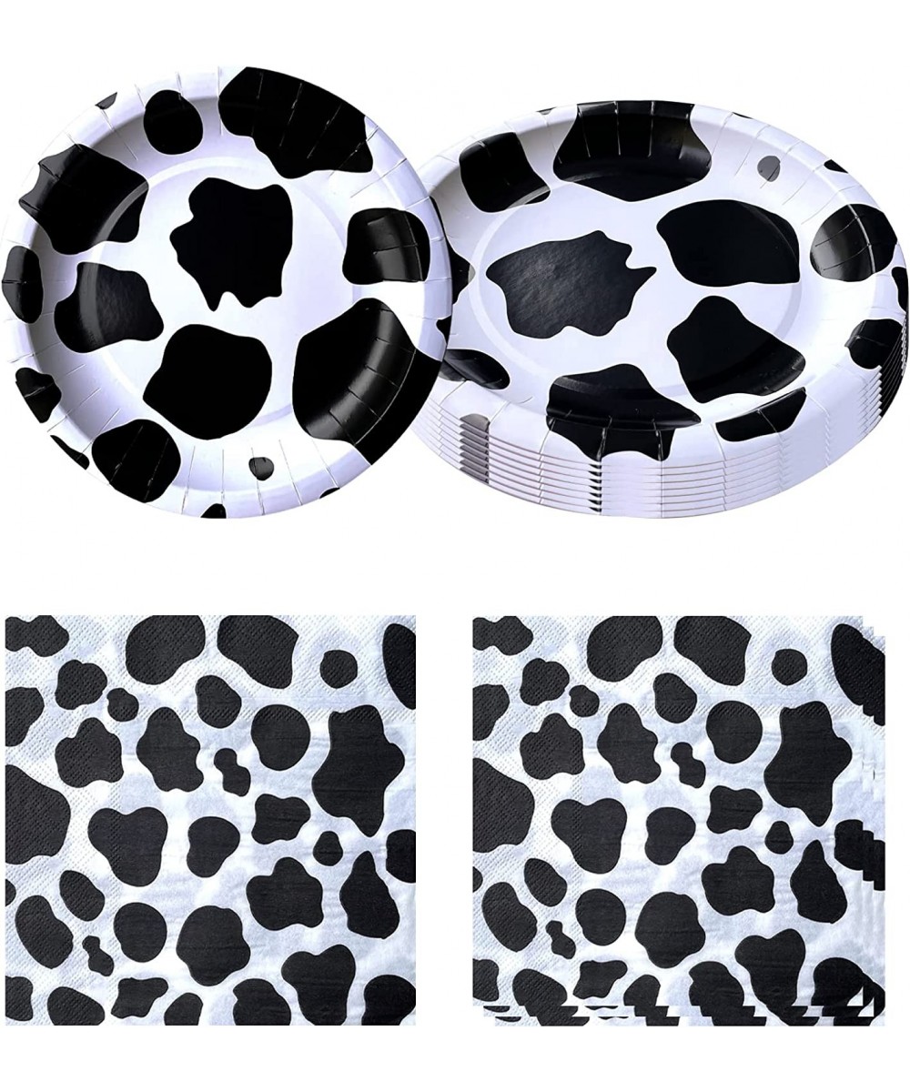 Cow Print Birthday Party Supplies 20 Plates and 20 Napkins for Cow Print Theme Birthday Party Decorations $25.49 - Kids' Part...