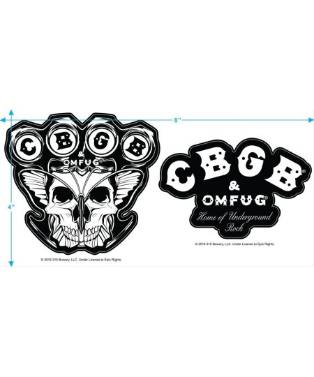 CBGB Skull and OMFUG Logo Collectible Stickers $16.32 - Kids' Stickers