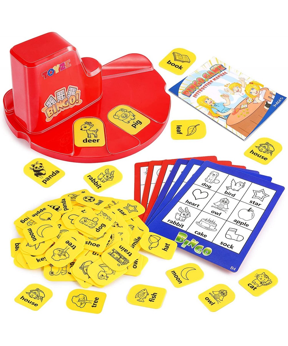 Bingo Games for Kids Ages 4-8 Board Game Preschool Game Sight Words Games Educational Games Family Board Games for 3-8 Years ...