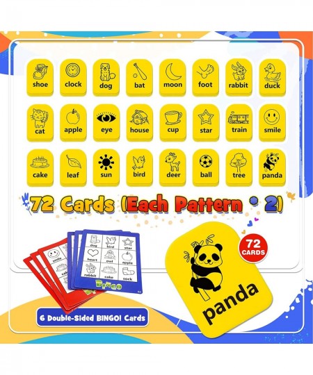 Bingo Games for Kids Ages 4-8 Board Game Preschool Game Sight Words Games Educational Games Family Board Games for 3-8 Years ...