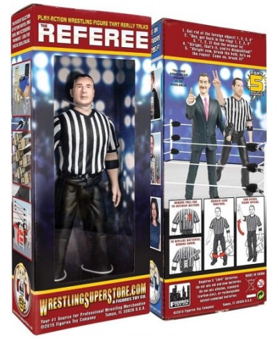 Counting and Talking Wrestling Referee Action Figure $41.09 - Action Figures