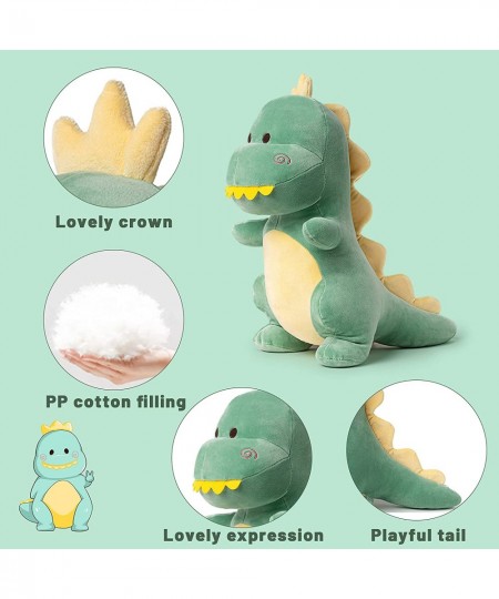 Dinosaur Stuffed Animal 12“ Cute Stuffed Dinosaur Plush Soft Dino Plush Dinosaur Plushie Toys for Boys Girls Baby Kids (Green...