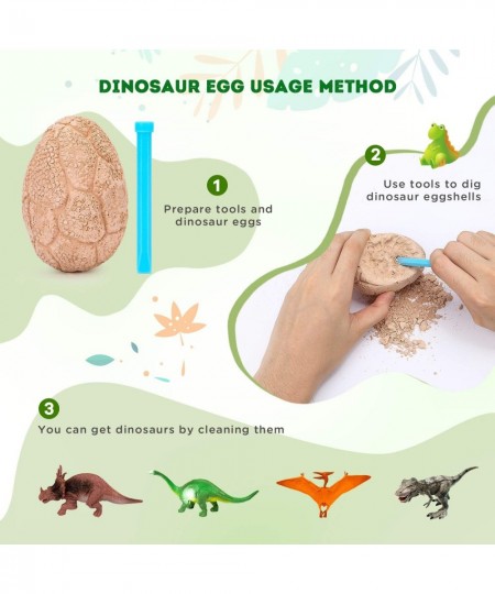 Dig Up Dinosaur Fossil Eggs Break Open 12 Unique Dinosaur Fossil Eggs and Discover 12 Cute Dinosaurs Funny Dinosaur Digging T...