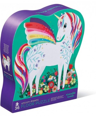 - Unicorn Dreams - 36 Piece Jigsaw Floor Puzzle with Heavy-Duty Box for Storage Large 20" x 27" Completed Size Designed for K...