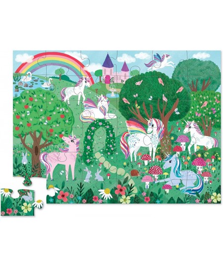 - Unicorn Dreams - 36 Piece Jigsaw Floor Puzzle with Heavy-Duty Box for Storage Large 20" x 27" Completed Size Designed for K...