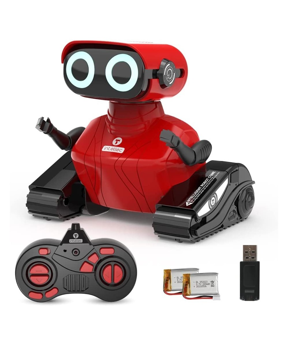 Robot Toys Upgraded Rechargeable Robot Toy with Remote Control Flexible Head and Arms Music LED Eyes Dance Moves Smart Sensin...