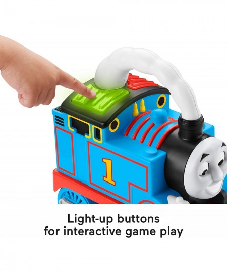 Fisher-Price Thomas and Friends Toy Train with Lights Music Games and Interactive Stories for Toddlers and Preschool Kids Sto...