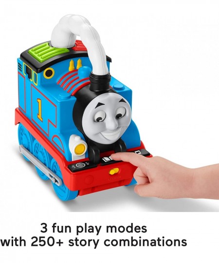 Fisher-Price Thomas and Friends Toy Train with Lights Music Games and Interactive Stories for Toddlers and Preschool Kids Sto...