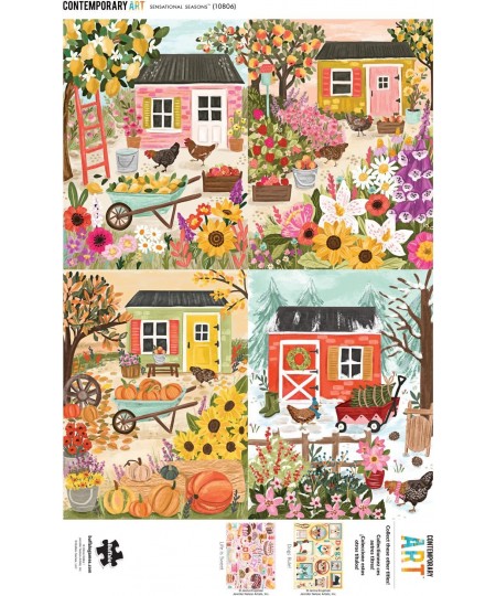 Sensational Seasons - 1000 Piece Jigsaw Puzzle $22.81 - Jigsaw Puzzles