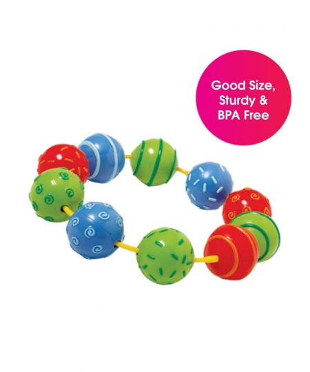 Sensory Baby Beads Baby Toy - Vibrant Colorful and Unique Textured Solid Color Sensory Beads - Enhances Fine Gross Motor Skil...