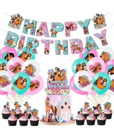 Spirit Riding Horse Girls Birthday Party Supplies Spirit Riding Party Decorations $29.17 - Kids' Party Decorations